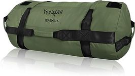 Yes4All RMEM Sandbag, Green Army, 56-90 Kilograms, Weighted bag for Running Workout, Core Bag Sandbag for many Functional Training, Running Bag, Crossfit, Fitness, Conditioning