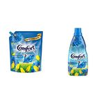 Comfort After Wash Morning Fresh Fabric Conditioner Pouch - 2 L & After Wash Morning Fresh Fabric Conditioner, Liquid 860 Ml Comb