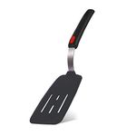 Tenta Kitchen Silicone Turner Spatula Big Leaky Shovel Non-Stick Cookware Safe Wide Pancake Spatula for Cooking and Baking- 600°F Heat Resistant Rubber Egg Spatula