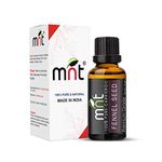 MNT Fennel Seed Essential Oil 100% Pure Natural & Undiluted Therapeutic Grade for Aromatherapy, Improves overall texture of skin (15ML)