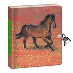 Peaceable Kingdom Wild Horse 6.25" Lock and Key