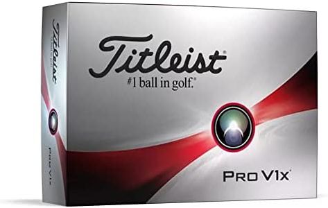 Titleist Pro V1x Golf Balls, White (One Dozen)