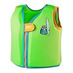 Speedo Unisex Baby Character Printed FV Character Printed Float Vest, Green, 1-2 Years