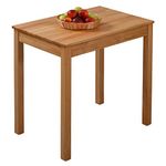 Krok Wood Solid Wood Table Tomas - Sturdy and Stable Wooden Dining Table - Mounting Hardware Included (Beech, 70x50x75 cm)