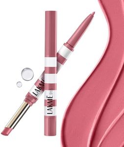 Lakme 9to5 Hya Beach Edit, Lipstick + Liner Duo, Vacay Pink, Infused with Hyaluronic Acid, Vitamin E, Jojoba Oil, Comfortable Matte Finish, SPF Powered, Hydrating Lipstick, 2+0.2 g