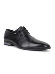 Hush Puppies Newyork - Toecap Mens Formal Lace-Up Shoes in Black