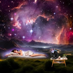 Galaxy Star Projector – Black Night Light for Bedroom Ambience