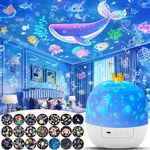 21 Sets of Films, Night Light for Kids Bedroom, Star Galaxy Projector for Kids, Planetarium Projector Night Lights for Girls with 360° Rotating, Birthday, Christmas, Gifts, Ceiling, Room Decor