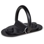 Meister Double-End Heavy Bag D-Ring Floor Anchor Mount - Black