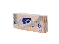 PAPEX ON-The-GO Ultra Soft Facial TISSUES, TISSUES Travel Size, 10 Packs (2 DISPLAYS of 5 Packs), 9 TISSUES PER Pack, 4-PLY (90 Total TISSUES)