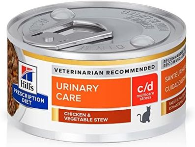 Hill's Prescription Diet c/d Multicare Stress Urinary Care Chicken & Vegetable Stew Canned Cat Food, 2.9 oz, 24-pack wet food