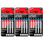 15 x TopsTools T118G Metal Cutting Jigsaw Blades Compatible with Bosch, Dewalt, Makita, Milwaukee and many more