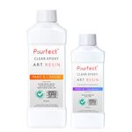 Pourfect Epoxy Art Resin 1.2kg - ASTM Certified | Crystal Clear | Zero Bubbles | UV Resistant