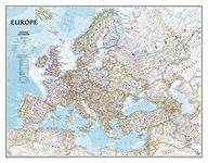 National Geographic: Europe Classic Political Wall Map - Extra Large - 46 x 35.75 inches - Art Quality Print