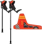 smartCRUTCH Local Artist Series Ergonomic Custom Forearm Crutches for Adults, Multiple Colors, Adjustable Forearm Rotates 15-90 Degrees - Heights 5'4" to 5'9" - 265 lbs Non Weight Bearing