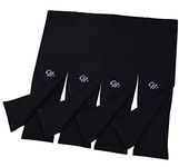 UV Sun Protection Cooling Arm Sleeves 4-Pairs for Men Women Cycling, Golf, Outdoor Sports, Black X4, S-XL