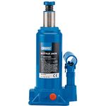 Draper 13066 BJ4-B Hydraulic Bottle Jack (4 Tonne), Blue