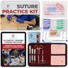 Suture Kit for Medical Students + Access to The Apprentice Academy's in-Depth Online Suturing Course. Course & Practice Kit Designed by an Experienced Surgeon