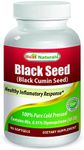 Best Naturals Black Seed Oil Capsules 500 mg 90 Count - Minimum 0.95% Thymoquinone per black cumin seed oil softgel