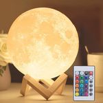 Mydethun 16 Colors Moon Lamp - Home