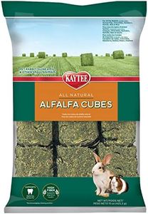 Kaytee Alfalfa Cubes for Rabbits, Guinea Pigs, and Other Small Animals, 15 oz