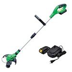 PowerTough 20V G001 Cordless Grass Trimmer with 2.0A Battery and Fast Charger