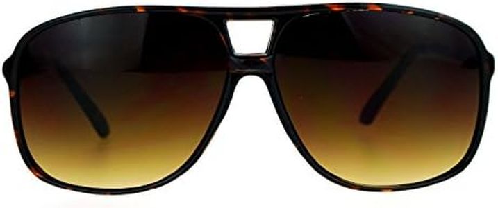 SA106 Oversize Large Thin Plastic Racer Mens Sport Sunglasses Tortoise