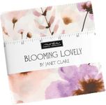 Blooming Lovely Charm Pack by Janet Clare; 42-5" Precut Fabric Quilt Squares