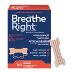 Breathe Right Extra Strength Nasal Strips, Tan, 44 count