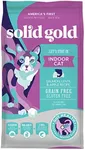 Solid Gold Indoor Dry Cat Food - Let's Stay in Cat Food Dry Kibble for Indoor Cats - Hairball & Sensitive Stomach - Grain & Gluten Free - Probiotics & Fiber for Digestive Health - Salmon - 12lb