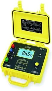 AEMC 4620 4-Point Digital Ground Resistance Tester, 2000 Ohms Resistance, 10mA Current