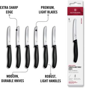 Victorinox Swiss Classic 6-Piece Knife Set – Stainless Steel Blades