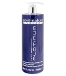 abril et nature - Platinum Professional Shampoo - For Blonde, Bleached, Highlighted, and/or Gray Hair - Violet Toner - Goodbye Yellow Tones - Platinum Appearance - 1000 ml