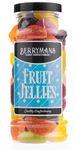 Original Fruit Jellies Retro Jelly Sweets Gift Jar by Berrymans Sweet Shop - Classic Sweets, Traditional Taste.