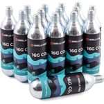 Gorilla Force | 16g CO2 Cartridges - Threaded | Box of 15 | for Bike Tire Inflators