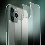 Back Screen Protector for iPhone 11 Pro Max [3-Pack], Rear Tempered Glass [Haptic Touch] Temper Film Premium HD Clarity Anti-Fingerprint/Scratch for iPhone11 Pro Max (6.5 inch)