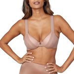 SPANX Brallelujah Allure Lace Full Coverage, Cafe Au Lait/Vintage Rose, 34C