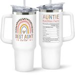 Aunt Gifts - Aunt Gifts from Niece, Nephew - Gifts for Aunt, Auntie Gifts - Aunt Birthday Gift, Mothers Day Gifts for Aunt, Aunt Valentine Gifts - Gifts for New Aunt, To Be Aunt - 40 Oz Tumbler