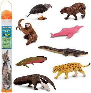 Safari Ltd. TOOBs Collection - South American Animals TOOB (Includes 9 Figures) - Non-toxic and BPA Free - Ages 3 and Up