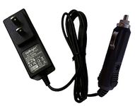 UpBright Male Lighter Plug 12V AC/DC Adapter Compatible with Duracell DRJS10 DRJS20 DRJS30 DRJS10A DRJS 10 20 30 Jump Starter 500 600 750 900 Peak Amps 500A 600A 750A 900A Power Supply Battery Charger