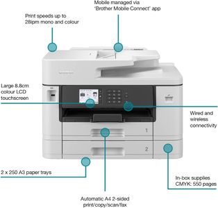 Brother Wireless Inkjet Printer – MFC-J5740DW All-in-One