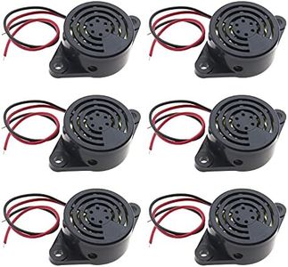 SING F LTD 6X 12V Electronic Buzzer Alarm Sounder 95Db High Decibel Continuous Buzzer Alarm