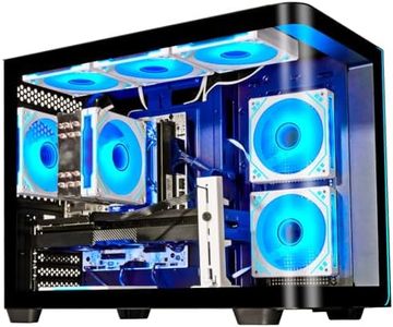 LXZ Gaming Desktop Core i7-14700F, RTX 5060 8G, 16G DDR5 RAM, 1TB NVME 3.0 SSD, Prebuilt Gaming PC, VR Ready Tower Computer for Home and Office