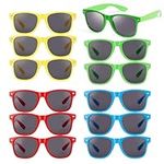 Bramble - Pack Multi-Coloured Sunglasses for Kids or Adults, Beach Pool Accessories with UV Protection, Party Bag Fillers and Favours, Funny Party Glasses - Multipack Assorted Colours (24)