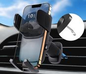 ipow Car Phone Holder, Air Vent Car Phone Mount Cradle 【Ultra Stable Double Steel-Hook】 360°Rotation for iPhone/Huawei and All 4.5"-7.2" Mobile Phone