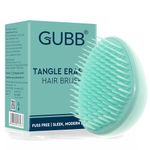 GUBB Tangle Eraser Detangling Brush | Reduces Hair Breakage & Damage | Suitable For All Hair Type | Faster n Easier Detangle Wet or Dry Hair with No Pain | Color May Vary - Scottish Range