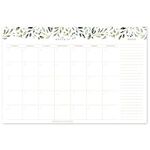 Bliss Collections Monthly Planner with 18 Undated 12 x 18 Tear-Off Sheets - Greenery Planner, Organizer, Scheduler, Productivity Tracker for Organizing Tasks, Ideas, Notes and more!