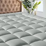 Quilted Fitted King Mattress Pad