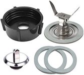 Blender Blade for Oster Osterizer with Sealing Ring Gasket Blender 4902 Blender Jar Bottom Coupling Stud Pin Kit Compatible with Oster Blender Glass Jar Replacement Kit
