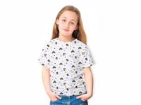 Stories.Label Girl's Cotton Printed T-Shirts, Fashion Tshirt Tops for Kids Girl (White, 15-16 Years)